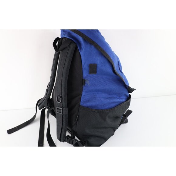 Vintage Lowe Alpine Contour Mountain 40 Distressed Outdoor Hiking Backpack Blue - Picture 12 of 16